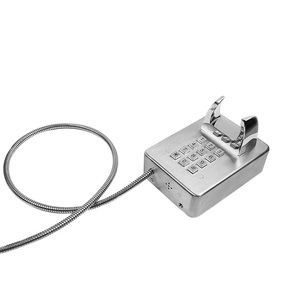Fabrication de téléphones industriels en acier inoxydable, combinés robustes, téléphone analogique pour les intrus - Product Image 2
