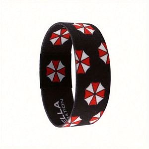 Bracelets élastiques personnalisés d'inspiration vintage, bracelet NFC RFID extensible pour femmes, bracelet en fibre de polyester tendance - Product Image 2