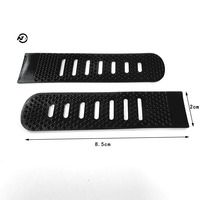 12 paires de sangles à pression en plastique noir à 7 trous, attaches de remplacement pour ceintures, boucles à pression de réparation