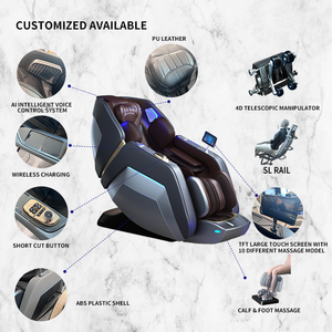 Sillón de Masaje 4D de Gravedad Cero para Cuerpo Completo, Personalizable con Soporte Técnico en Línea y Control de Tiempo Disponibles - Product Image 2