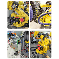 Robot industriel Fanuc, commande par API, moteur haute puissance, soudage par pulvérisation, manutention, empilage, découpe, chargement, déchargement, meulage, laser