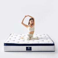 Matelas compressé en mousse à mémoire de forme hypoallergénique haute densité, taille Queen et King Size, idéal pour usage moderne en chambre d'hôpital