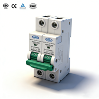 Disjoncteur de protection contre les surtensions HANDELE HDSCB-II60 2P 30-60kA T2 SCB 230V/400V SPD certifié CE