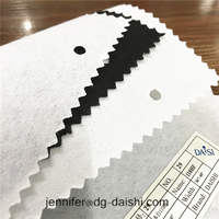 Entoilage fusible non tissé de polyester pour vêtement 1025h