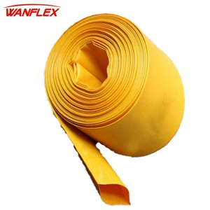 Chất lượng cao chất lượng tốt nhất WP 3 bar 6bar màu xanh ivg PVC layflat nước Hose 4 "PVC nằm phẳng Hose nhựa xả nước Hose - Product Image 6