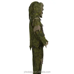 Swamp Monster Thing Halloween Scary Terror Cosplay Kostüme für Kinder Horrible Viscera Kleidung Ghost Zombie Camouflage
