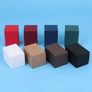 Embalaje personalizado pequeña caja blanca de embalaje blanco de la caja de papel caja de cartón blanco