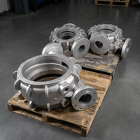 Boîtier de pompe à volute usiné sur mesure pour traitement de l'eau, dessalement marin, double aspiration, à double corps, pièces à géométrie complexe