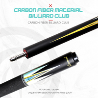 Pabrik OEM ODM Kustom Tongkat Biliar Serat Karbon untuk Snooker & Biliar