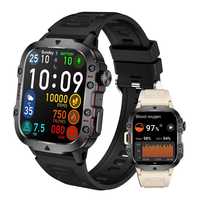 Reloj Inteligente Deportivo para Exteriores de la Mejor Calidad, QX11, 420 mAh, Resistente al Agua 3 ATM, Monitor de Actividad Física para Natación, Reloj Inteligente para Hombre