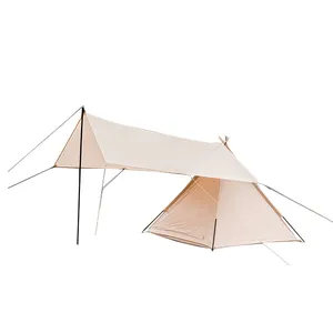 JWF-106A фабричная распродажа уличная палатка Типи с брезентом для кемпинга 3-4 человек водонепроницаемая палатка Пирамида Типи