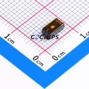EP-01KS DIP Switch SMD Switch ( Number of Switch Sections: 1 )( Lead Spacing: 1.27mm )( Rated Current: 25mA ) - Product Image 1