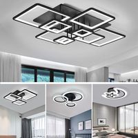 Nouvelle lampe de plafond intelligente de luxe 2026 compatible avec Tmall Genie pour un contrôle complet de la maison, idéale pour chambre et salon