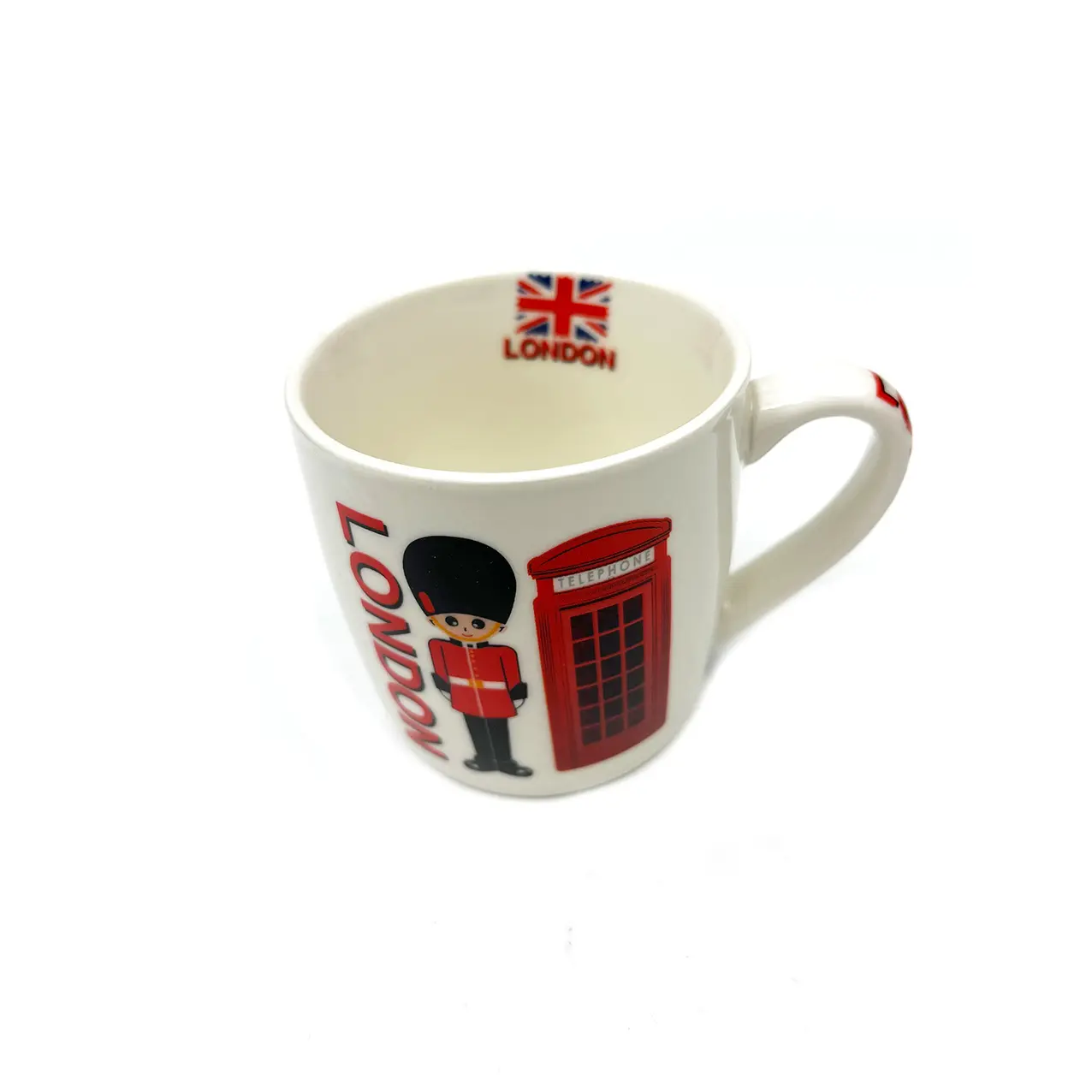 London mugs with logo custom telephone booth Ceramic 3d design promotional gift coffee tea Cup Coffee mugs