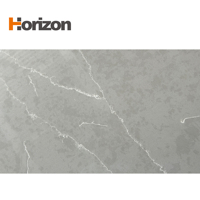 Dalle de quartz à grain fin OEM, grande dalle de comptoir, surface polie, pour plan de travail de salle de bain