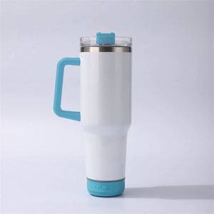 Mug à bière isotherme en acier inoxydable avec audio Bluetooth - Tasse de voiture sous vide de 40 oz, pailles de fête incluses - Product Image 4