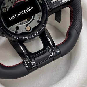 Volante Deportivo <span class=keywords><strong>de</strong></span> Cuero en Oferta para Mercedes-Benz W205 W207 W218 W220 W222 W238 C117 2010-2021, Mejora del Interior del Automóvil - Product Image 6