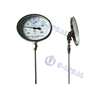 High Accuracy Temperature Gauge Hydraulic Oil Digital Temperature Meter Bimetal Thermometer Meter with Transmitter