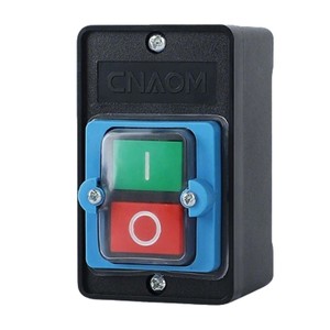 Interrupteur à bouton-poussoir de commande industrielle YiHe, étanche IP65, 380V 10A 1NO1NC, construction en plastique et cuivre - Product Image 4