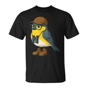 Bird Nerd Bird <b>Watching</b> T-Shirt For Fathers Day Gift - Product Image 1