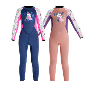Enfants Garçons GirlsWetsuit poitrine zip surf Surf Spearfishing Maillots de bain Jumpsuit Rembourré Plongée sous-marine Triathlon Wet Suit - Product Image 2