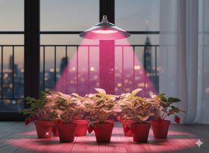 Светодиодная лампа для растений JCL UFO с алюминиевым корпусом, цоколь E27, спектр Sunlike, эффективное рассеивание тепла - Product Image 5