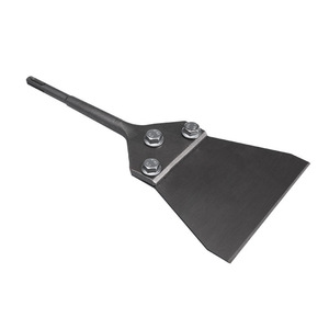 Ciseau à maçonnerie en acier allié à deux trous à pointe plate de qualité industrielle, manche en acier, perceuse à béton multifonctionnelle pour marteau électrique - Product Image 1