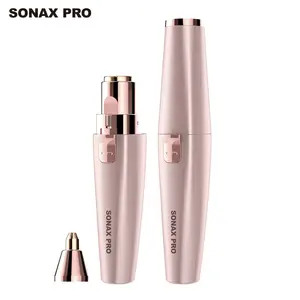 SONAX PRO Bán Chạy Nhất Sang Trọng Mini Xách Tay Đa Chức Năng Eyebrow Trimmer Mặt Shaver Cho Phụ Nữ Khuôn Mặt Lông Mày Dao Cạo Shaper