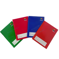 Cahier d'exercices scolaire de qualité industrielle, reliure à chevalet, couverture en papier, format A5, écriture