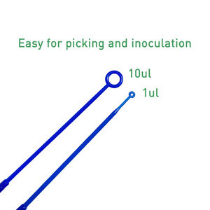 מעבדה רפואית איסוף דגימות מתכלות חיידקים חד פעמי סטרילי <span class=keywords><strong>1ul</strong></span> 10ul לולאת חיסון - Product Image 3