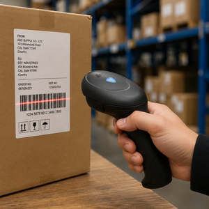 FJ-6800W 1D Laser Barcode <strong>Scanner</strong> 1.5M Drop Resistance Rugged for Warehouse Logistics 2.4G Wireless USB Professional - Product Image 6