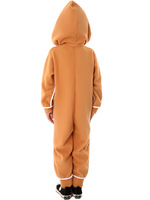 Costume de scène pour enfants XJ Gingerbread Man Cosplay, 100% polyester, pyjama en flanelle fait maison, tenue de photographie