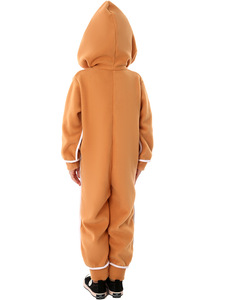 Costume de scène pour enfants XJ Gingerbread Man Cosplay, 100% polyester, <span class=keywords><strong>pyjama</strong></span> en flanelle fait maison, tenue de photographie - Product Image 3