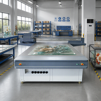 Imprimante à plat UV automatique nouvelle génération avec écran tactile, tête d'impression Ricoh Gen5/Gen6 pour verre/bois/céramique/métal/acrylique/cuir/PVC