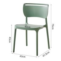 Chaise de salle à manger ergonomique en plastique perforé, chaise de café empilable moderne pour restaurant, hôtel, banquet