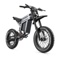 Bertenaga baterai 60V 1500W 35AH sepeda gunung elektrik lintas alam 20 inci ban Off-Road 21 kecepatan untuk pria dewasa AS EU