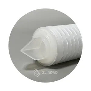 PP/Pes/PTFE/ PVDF lipit 10/20/30/40 inci katrij Filter mikron di industri farmasi