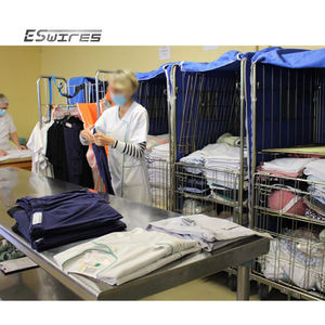 Magazijn Nesting Gegalvaniseerd Metalen Stalen Rol Pallet Waswagen Met Wielen - Product Image 5