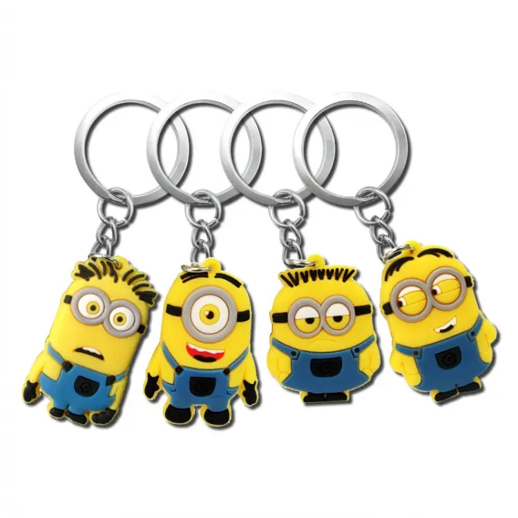 key holder cartoon key ring anime movie figure keychains fit men women car keys pendants wholesale custom keychain