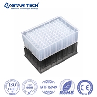 Composants de plaques profondes en plastique empilables personnalisés de haute qualité pour consommables de microplaques de laboratoire