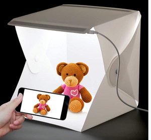2022 Portable Lightbox Mini Softbox LED Photo Studio Fold Light box fotografia sfondo fotografia tenda Kit accessorio dslr - Product Image 5