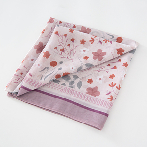 Etnico Casual <span class=keywords><strong>elegante</strong></span> rosa <span class=keywords><strong>blu</strong></span> cammello floreale da donna in poliestere marca sciarpe da donna quattro stagioni Hijab <span class=keywords><strong>sciarpa</strong></span> da donna - Product Image 6
