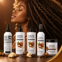 Kit de Soins Capillaires Chebe Marque Blanche – Shampoing, Après-Shampoing, Huile et Beurre Naturels Africains pour la Croissance des Cheveux Bouclés – OEM