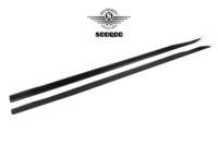 Faldones Laterales Estilo MP para BMW G60 BMW I5 M Sport, Fibra de Carbono Seca Preimpregnada en Autoclave, 2 Piezas, Juego de Moldes Metálicos Adhesivos