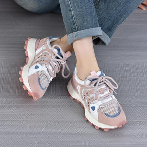 2025 nouvelles chaussures de sport décontractées à semelle épaisse Forrest Gump pour femmes chaussures de papa tout match en gros disponibles - Product Image 1