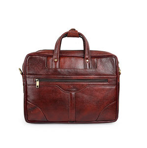 Genuine Leather <b>Laptop</b> Bag Durable Stylish Design Premium Quality for Office Work Business Travel and Professional Gift Use - Product Image 1