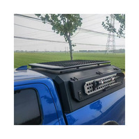 Chevrolet S10 para Hilux F150 Dodge Ram GMC Power Pickup Truck Ute aluminio duro tri-fold Tonneau cubierta impermeable Ranger