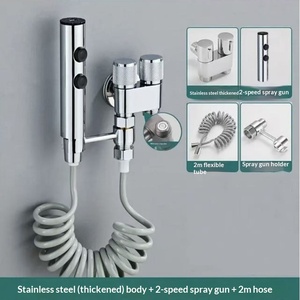 Modernes Design Hochdruck-Edelstahl-Toiletten-Sprühpistole für Wasserspülung in Badezimmern - Product Image 5