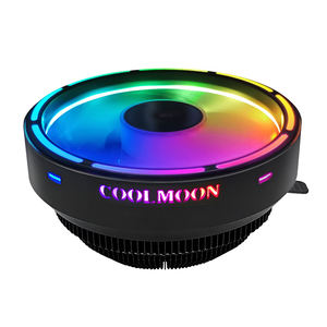 <span class=keywords><strong>Coolmoon</strong></span> พัดลมยูเอฟโอ,พัดลมพร้อมไฟระบายความร้อน <span class=keywords><strong>RGB</strong></span> CPU แอดเดรสพัดลมระบายความร้อนสำหรับคอมพิวเตอร์ - Product Image 2