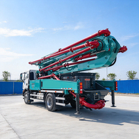Camion pompe à béton East Wind Chassis 37m, système hydraulique refroidi par air, stabilisateurs avant en X, livraison de béton robuste